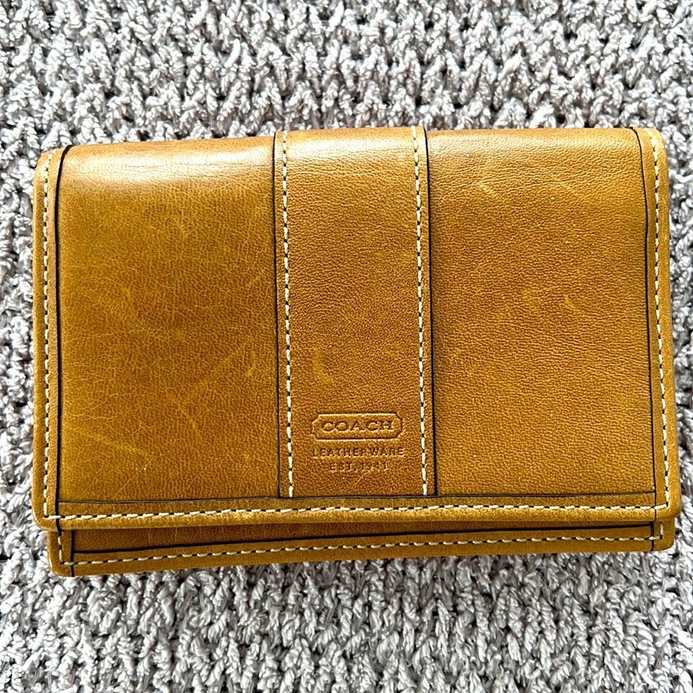 Coach snap coin wallet